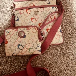 Coach Crossbody with Matching Wristlet